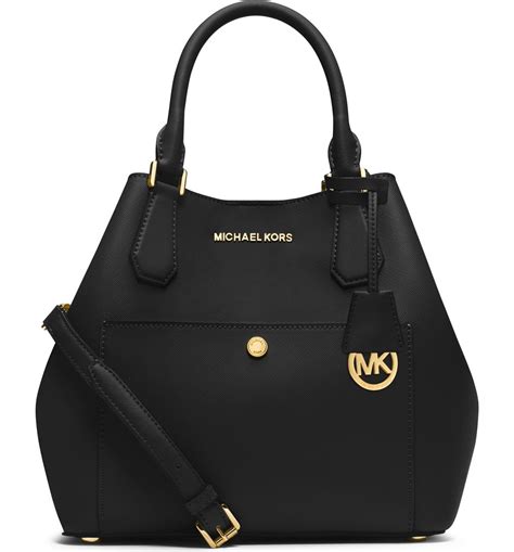 michael michael kors greenwich leather large grab bag|Michael Kors greenwich small.